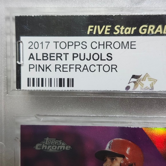 Albert Pujols Baseball Cards 2017 10 Topps Chrome Pink Refractor 2004 Donruss 10 - Picture 5 of 15